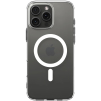 Spigen Husă transparentă Crystal Hybrid cu MagSafe pentru iPhone 16 Pro Max - Transparent