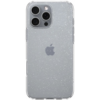 Spigen Husă cu sclipici cu cristale lichide pentru iPhone 16 Pro Max - argintie