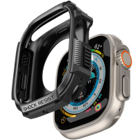 Spigen Rugged Armor carcasă super rezistentă pentru Apple Watch Ultra 49mm - negru
