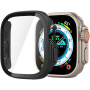 Spigen Thin Fit carcasă cu sticlă securizată pentru Apple Watch Ultra 49mm - negru
