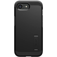 Spigen Tough Armor husă rezistentă cu suport și MagSafe pentru iPhone 16e / 17e - negru