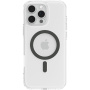 Spigen Husă transparentă ultra hibridă cu gri MagSafe pentru iPhone 16 Pro - Transparent