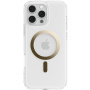 Spigen Husă transparentă ultra hibridă cu auriu MagSafe pentru iPhone 16 Pro - Transparent