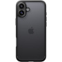 Spigen Ultra Hybrid husă mată transparentă cu ramă colorată pentru iPhone 16 - negru