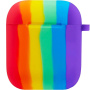Husă din silicon pentru AirPods 1 / 2 - curcubeu