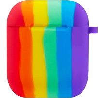 Husă din silicon pentru AirPods 1 / 2 - curcubeu