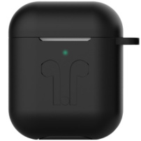Husă de protecție din silicon pentru AirPods 1 / 2 - negru