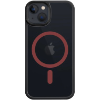 Tactical Husă transparentă Hyperstealth 2.0 cu MagSafe pentru iPhone 13 mini - negru roșu