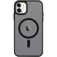 Husă transparentă Tactical Hyperstealth cu MagSafe pentru iPhone 11 - gri închis