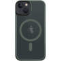 Husă transparentă Tactical Hyperstealth cu MagSafe pentru iPhone 13 mini - măsliniu