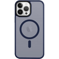 Husă transparentă Tactical Hyperstealth cu MagSafe pentru iPhone 13 Pro Max - albastru închis