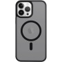 Husă transparentă Tactical Hyperstealth cu MagSafe pentru iPhone 13 Pro Max - gri închis