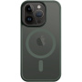 Husă transparentă Tactical Hyperstealth cu MagSafe pentru iPhone 14 Pro - măsliniu