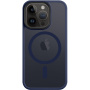 Husă transparentă Tactical Hyperstealth cu MagSafe pentru iPhone 14 Pro - albastru închis