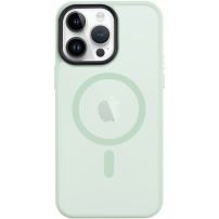 Husă transparentă Tactical Hyperstealth cu MagSafe pentru iPhone 14 Pro Max - verde