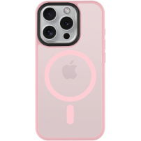 Tactical Husă transparentă Hyperstealth cu MagSafe pentru iPhone 15 Pro - roz