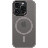Husă transparentă Tactical Hyperstealth cu MagSafe pentru iPhone 15 Pro - gri