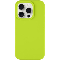 Tactical Husă din silicon Velvet Smoothie cu MagSafe pentru iPhone 15 Pro - Avocado