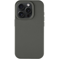 Tactical Husă din silicon Velvet Smoothie cu MagSafe pentru iPhone 15 Pro - Verde închis