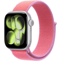 Original Apple curea Sport Loop pentru Apple Watch 42mm / 41mm / 40mm / 38mm - roz guava