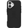UAG Husă civilă robustă cu MagSafe pentru iPhone 16 - negru