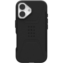 UAG Husă civilă robustă cu MagSafe pentru iPhone 16 - negru