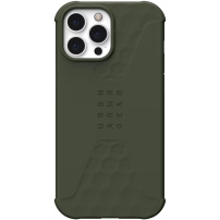 UAG Standard Issue husă rezistentă din silicon pentru iPhone 13 Pro Max - măslinie