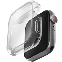Husă hibrid UNIQ Garde Hybrid cu ecran protector pentru Apple Watch 41mm - transparentă