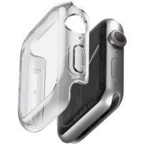 UNIQ Garde Hybrid carcasă cu protecție ecran pentru Apple Watch 46mm - transparentă