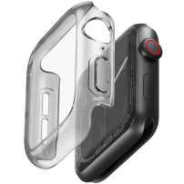 UNIQ Garde Hybrid carcasă cu protecție pentru ecran pentru Apple Watch 46mm - fumuriu