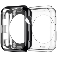 Husa de protectie Dux Ducis din plastic moale pentru Apple Watch 38mm - neagra