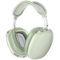 XDcase husă transparentă 3 în 1 pentru AirPods Max 1 / 2 - verde