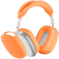 4în1 husă din silicon pentru AirPods Max 1 / 2 - portocaliu, luminează în întuneric
