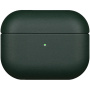 Husă de protecție din piele pentru AirPods Pro - verde închis