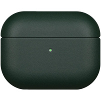 Husă de protecție din piele pentru AirPods Pro - verde închis