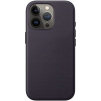 Husă de protecție cu suprafață textilă și MagSafe pentru iPhone 13 Pro - violet închis