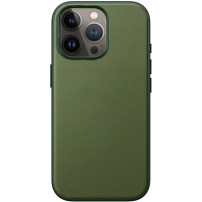 Husă de protecție cu suprafață textilă și MagSafe pentru iPhone 13 Pro Max - verde