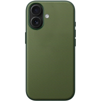 Husă de protecție cu suprafață textilă și MagSafe pentru iPhone 17 - verde