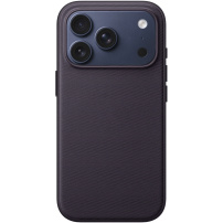 Husă de protecție cu suprafață textilă și MagSafe pentru iPhone 17 Pro Max - mov închis