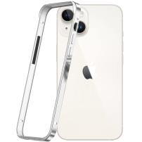 Ramă de protecție pentru iPhone 12 Pro Max / 13 Pro Max / 14 Plus - argintiu