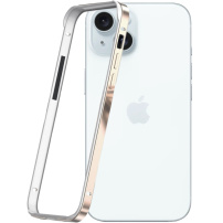 Ramă de protecție pentru iPhone 14 Pro Max / 15 Plus - aurie