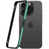Ramă de protecție pentru iPhone 15 Pro Max - verde închis
