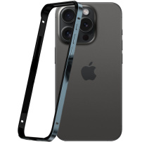Ramă de protecție pentru iPhone 15 Pro Max - albastru închis