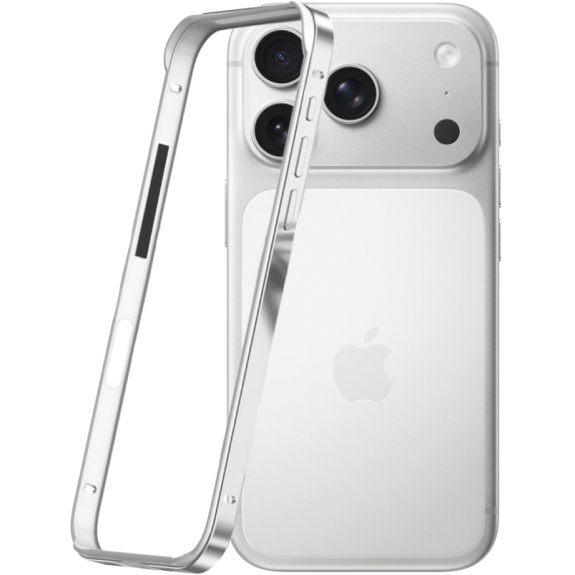 Ramă de protecție pentru iPhone 17 Pro / 18 Pro - argintiu