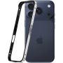 Ramă de protecție pentru iPhone 17 Pro - negru-argintiu
