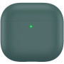 AhaStyle husă din silicon pentru AirPods 4 / 5 - petrol