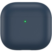 AhaStyle husă din silicon pentru AirPods 4 / 5 - albastru închis