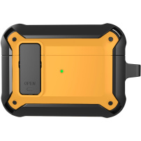 Husă super rezistentă cu carabină pentru AirPods Pro - galben