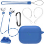 Set practic 6în1 pentru AirPods Pro 3 - albastru regal