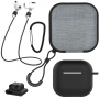 Set practic 5 în 1 pentru AirPods 4 / 5 - negru